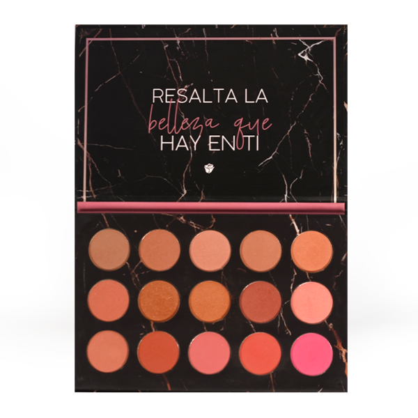 Paleta Profesional de Rubores x15